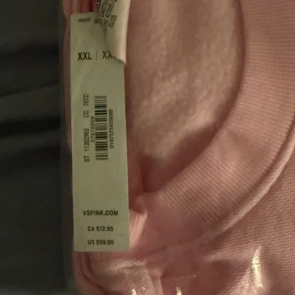 PINK Victoria's Secret Soft Pink Top - Picture 2 of 2